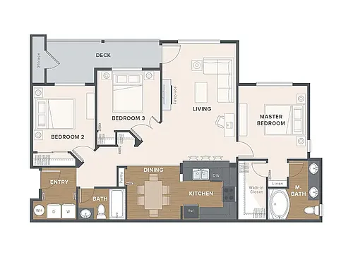 Floor plan Willamette