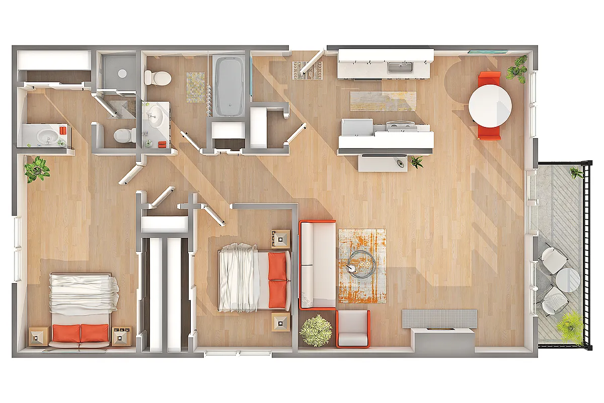 Floor plan B1