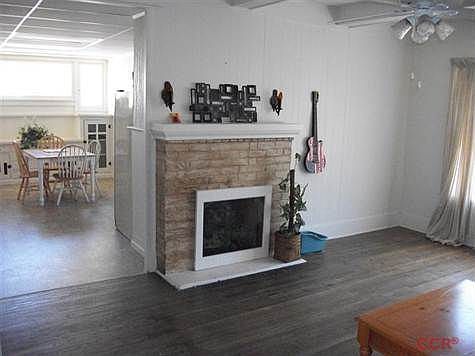 Living room of downstairs unit