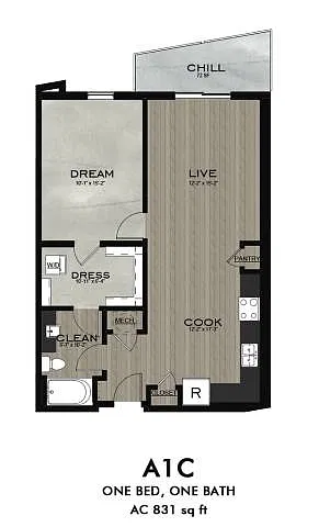 Floor plan A1C