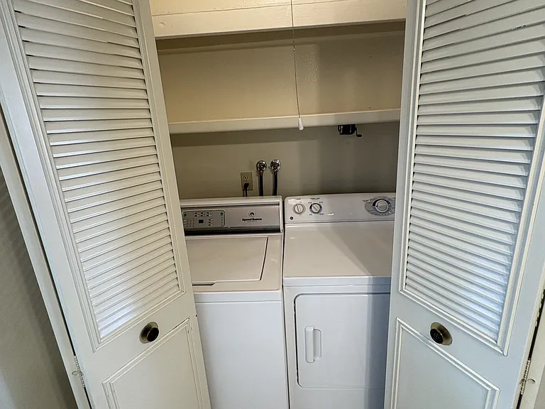 Laundry closet washer and dryer included
