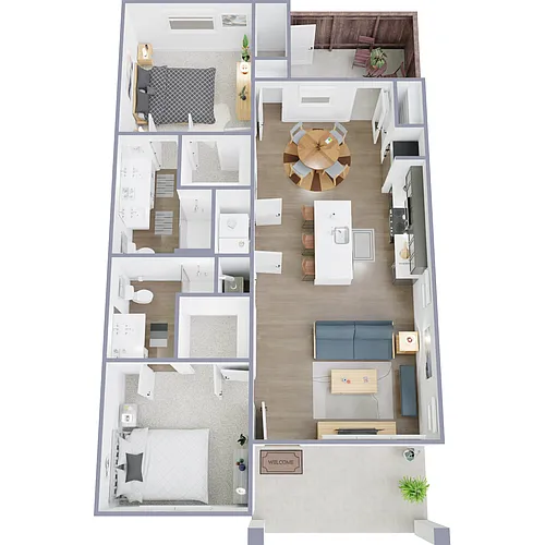 Floor plan B1 A