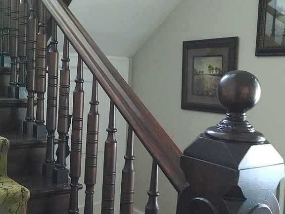 Original walnut grand stairc