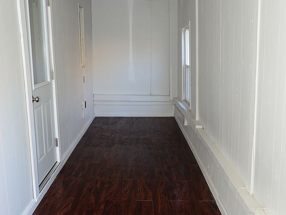 Large three-season porch offers additional storage space and room to relax