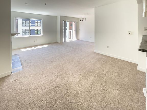 Open concept dining and living room