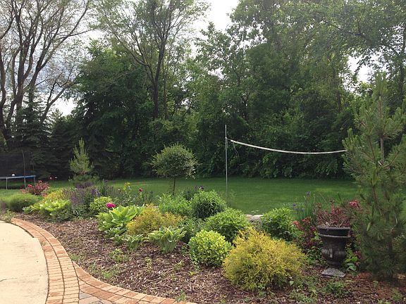 Large and private backyard