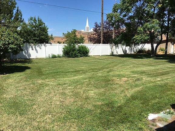 Large backyard