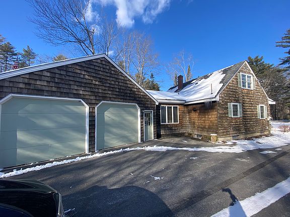 Left side of house and garage