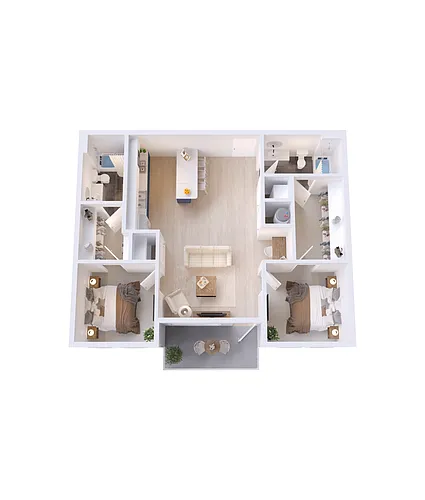 Floor plan B6