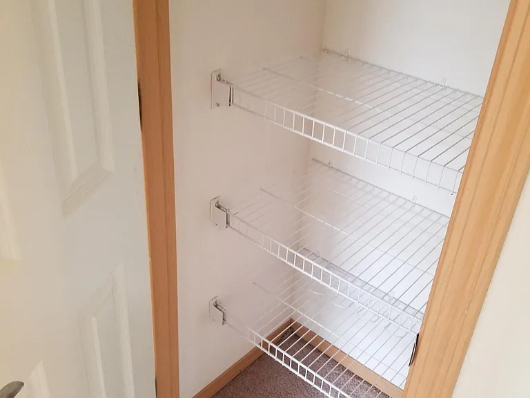 Upstairs hall closet