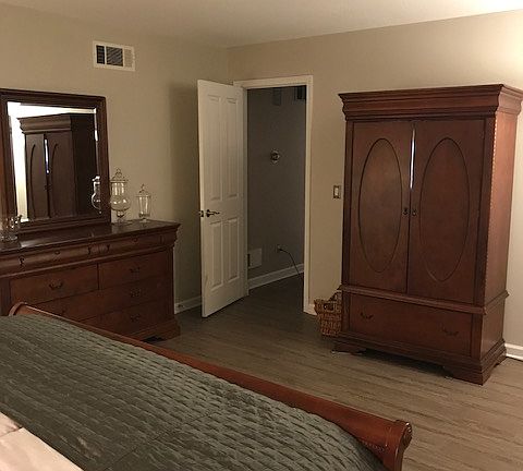 First-floor master bedroom