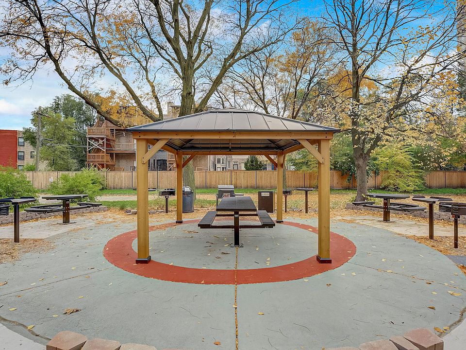 Gazebo with Commercial Picnic Tables and Plenty of BBQ Grills
