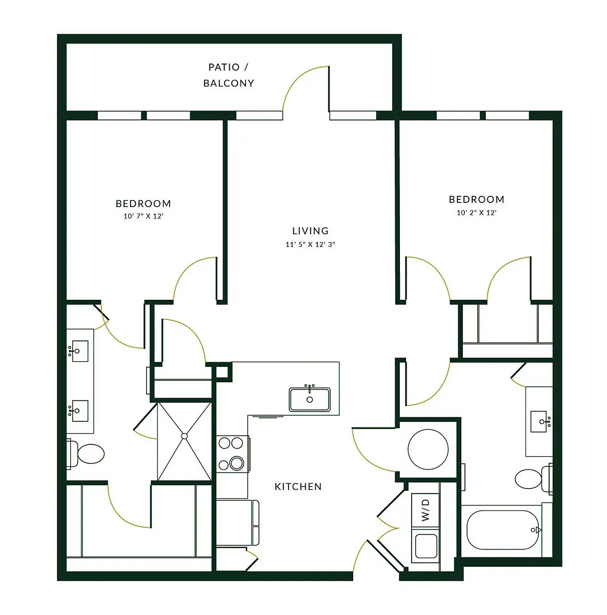 Floor plan B2A
