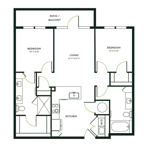 Floor plan B2A