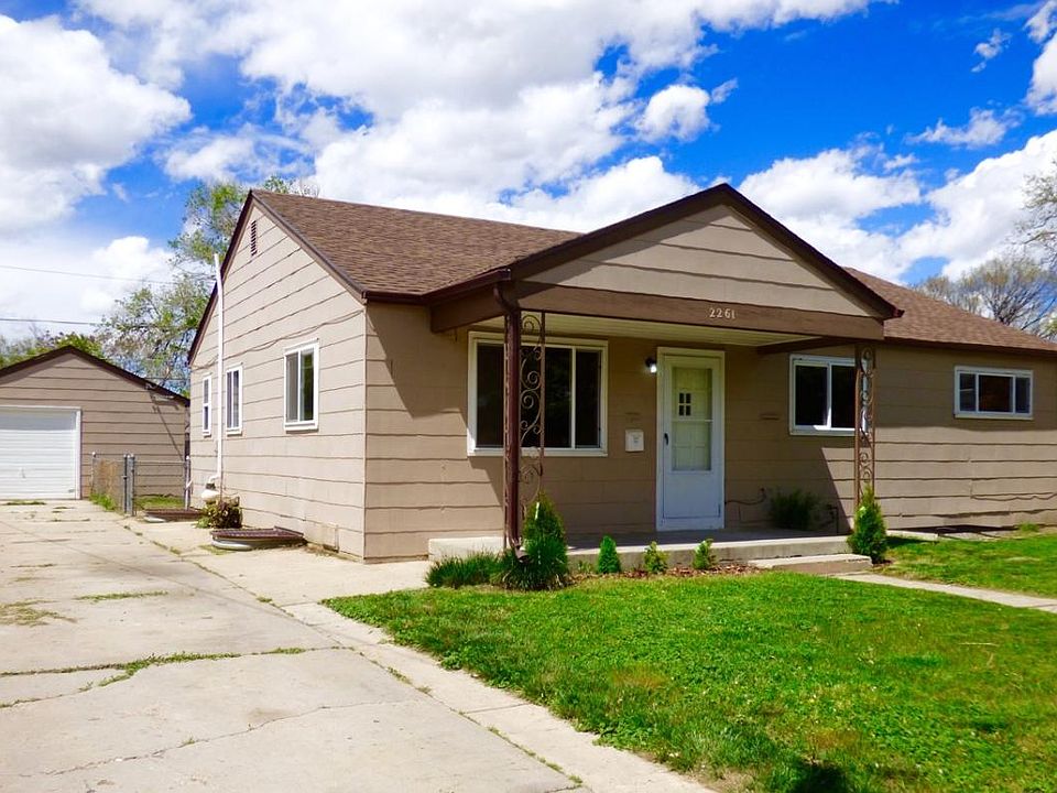 Driveway, garage, and street parking.
