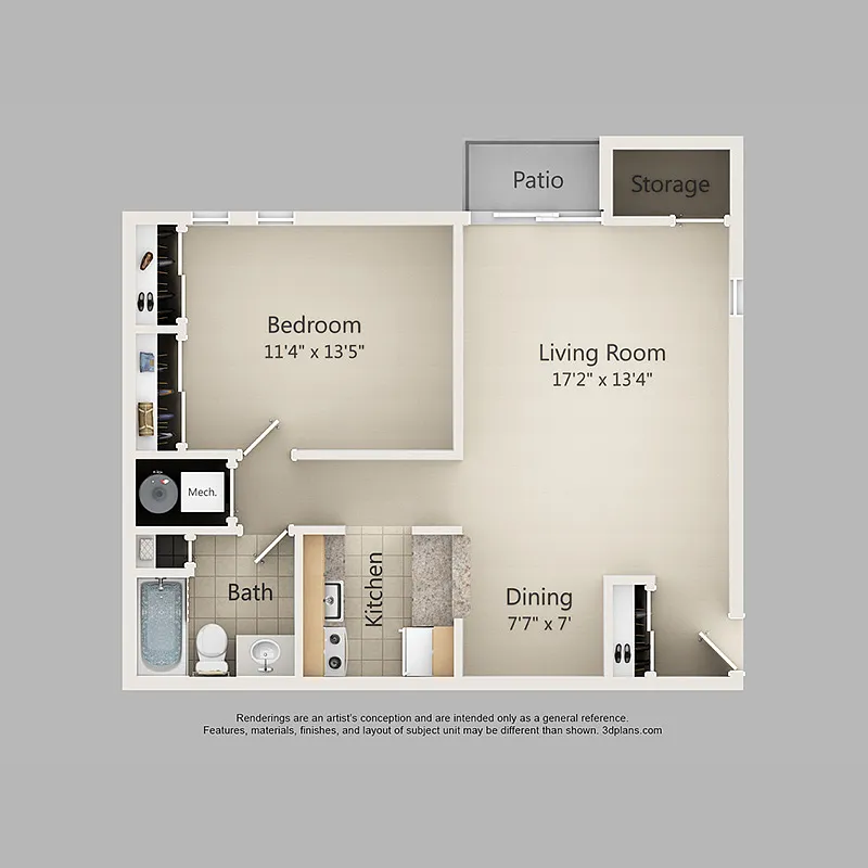 Floor plan B1