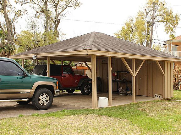 Carport w/ Built in Storage