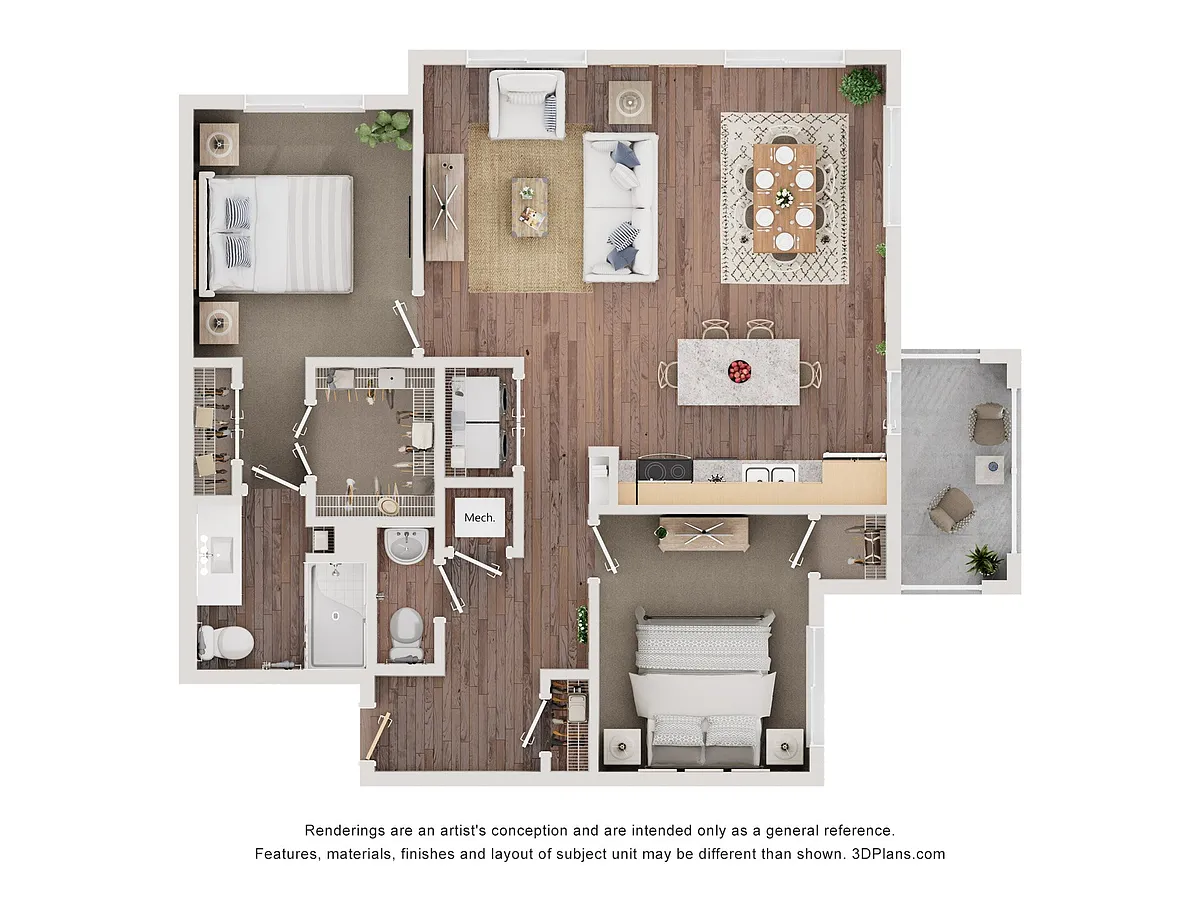 Floor plan 2B