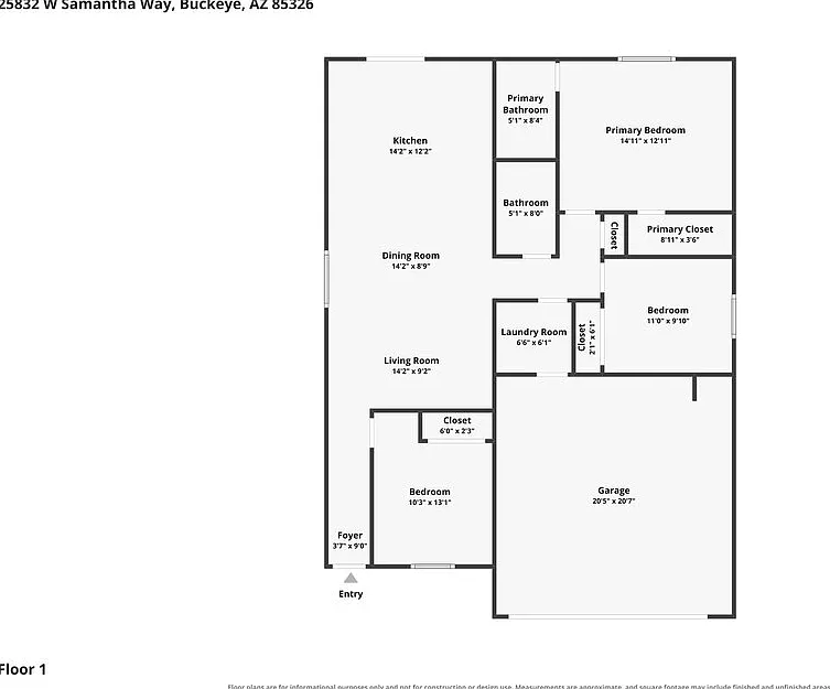 3 bed, 2.0 bath, 1174 sqft, $1,720 — Photo 2
