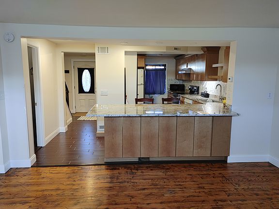 View of kitchen from Living Room