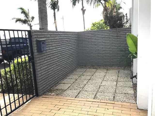 Front courtyard