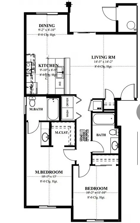 Floor plan 2X2