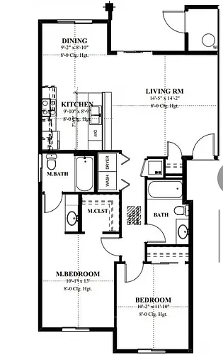 Floor plan 2X2