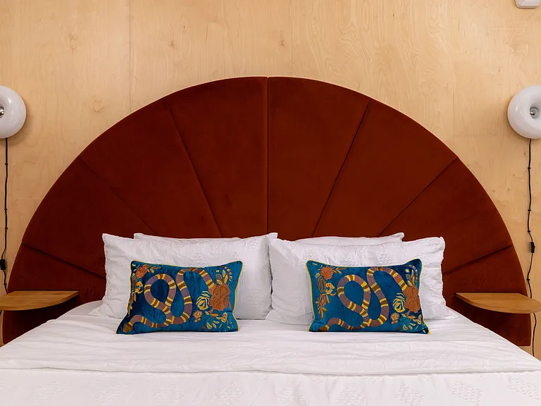 Lofted Bedroom with a view - privacy screen available