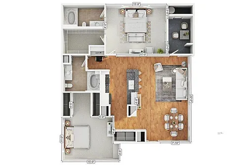 Floor plan 2C2
