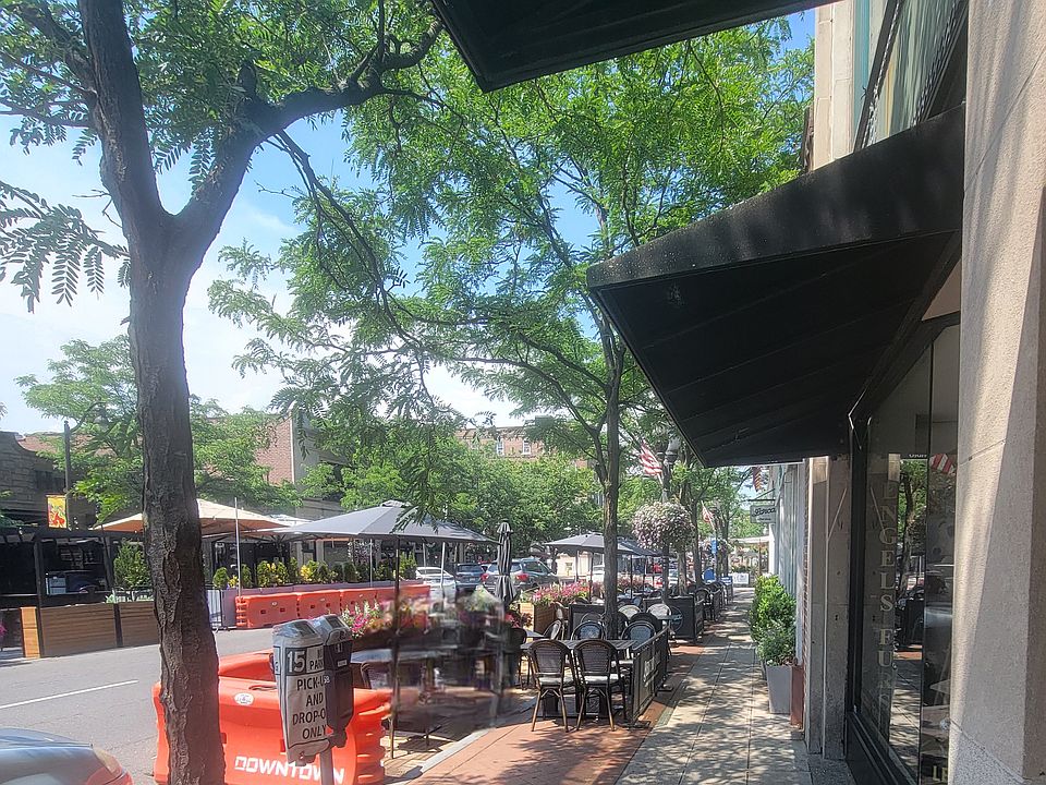 Walk right downstairs from your top floor apartment to great restaurants