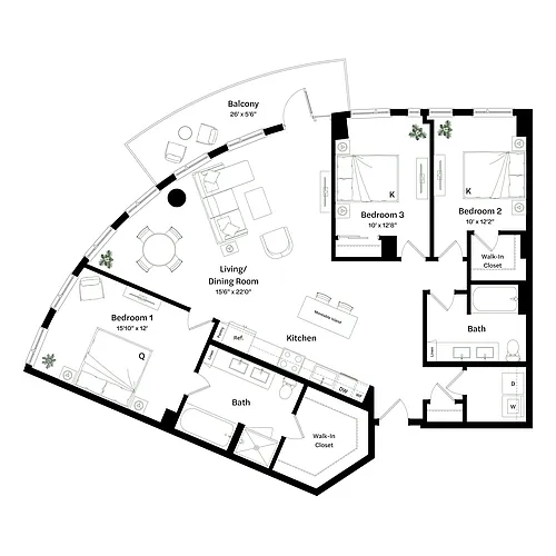 Floor plan C4