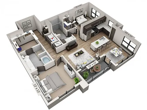 Floor plan Frio