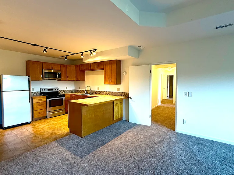 KITCHEN AND HALL
