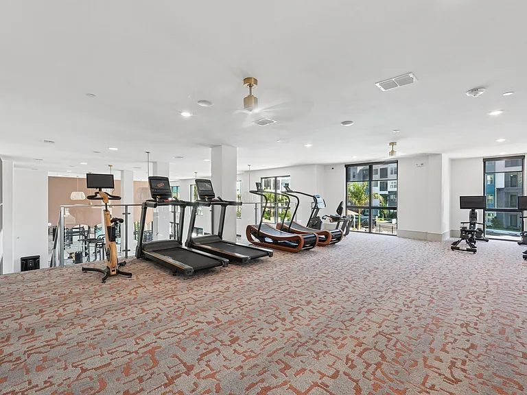 24-Hour Fitness Center with Cardio, Resistance Training, Free Weights and Yoga Room