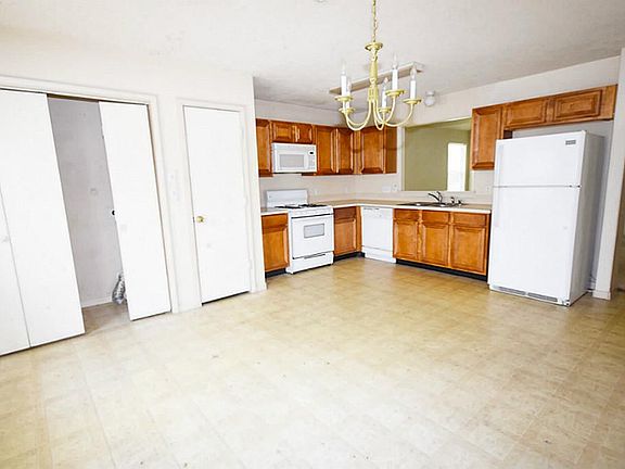 Plenty of cabinets for storage.