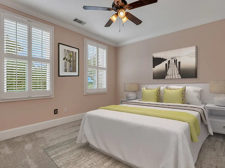 Upper Floor, Back Guest Bedroom
