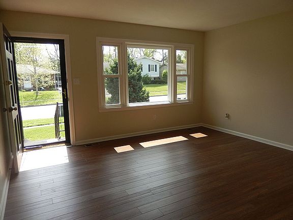 Living room and front entry