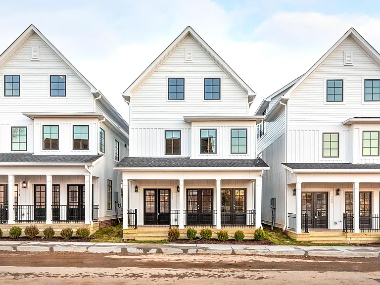 Eastwood Village Townhomes from front parking area