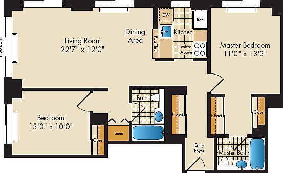 2nd image of 189 W 89th St APT 7J