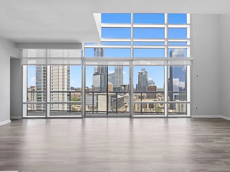 Enjoy the expansive views from your floor to ceiling windows