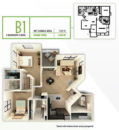 Floor plan B1