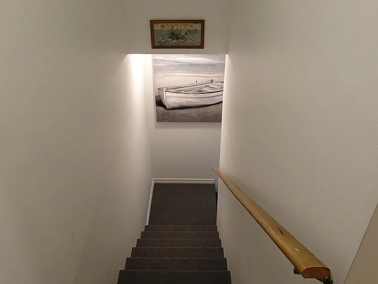 Inside Stairway to the garage
