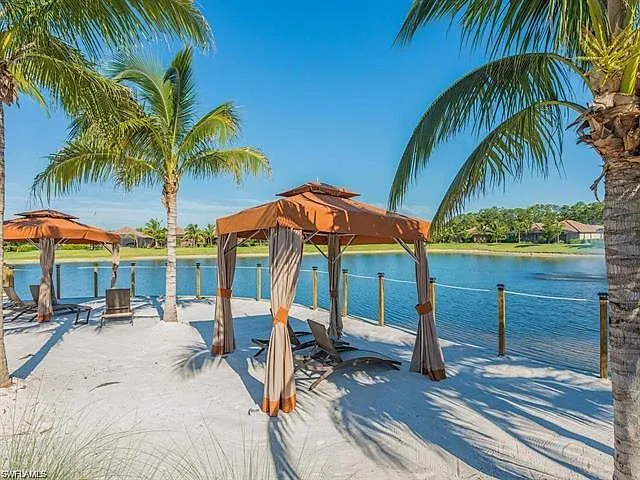 Sandy beach area