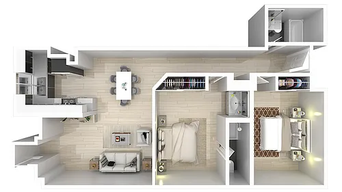 Floor plan 2X2