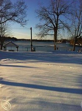 Lake view from the front of home
