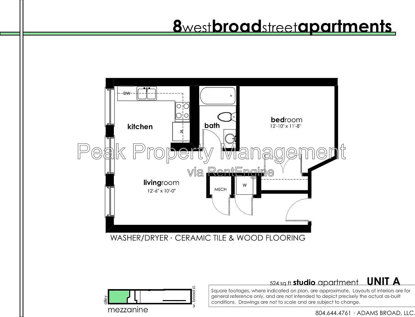 1 bed, 1.0 bath, 524 sqft, $1,099 — Photo 2