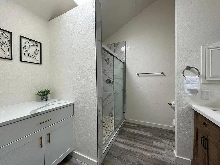 Large and beautifully designed Master Bathroom.
