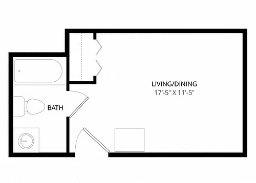 Floor plan Studio