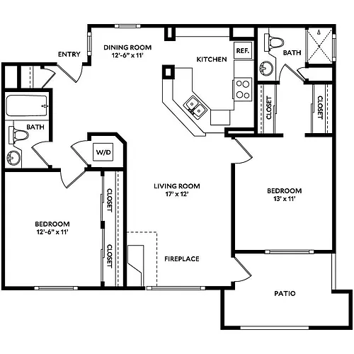 Floor plan Plan 2C