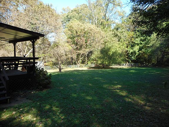 Level fenced in private yard